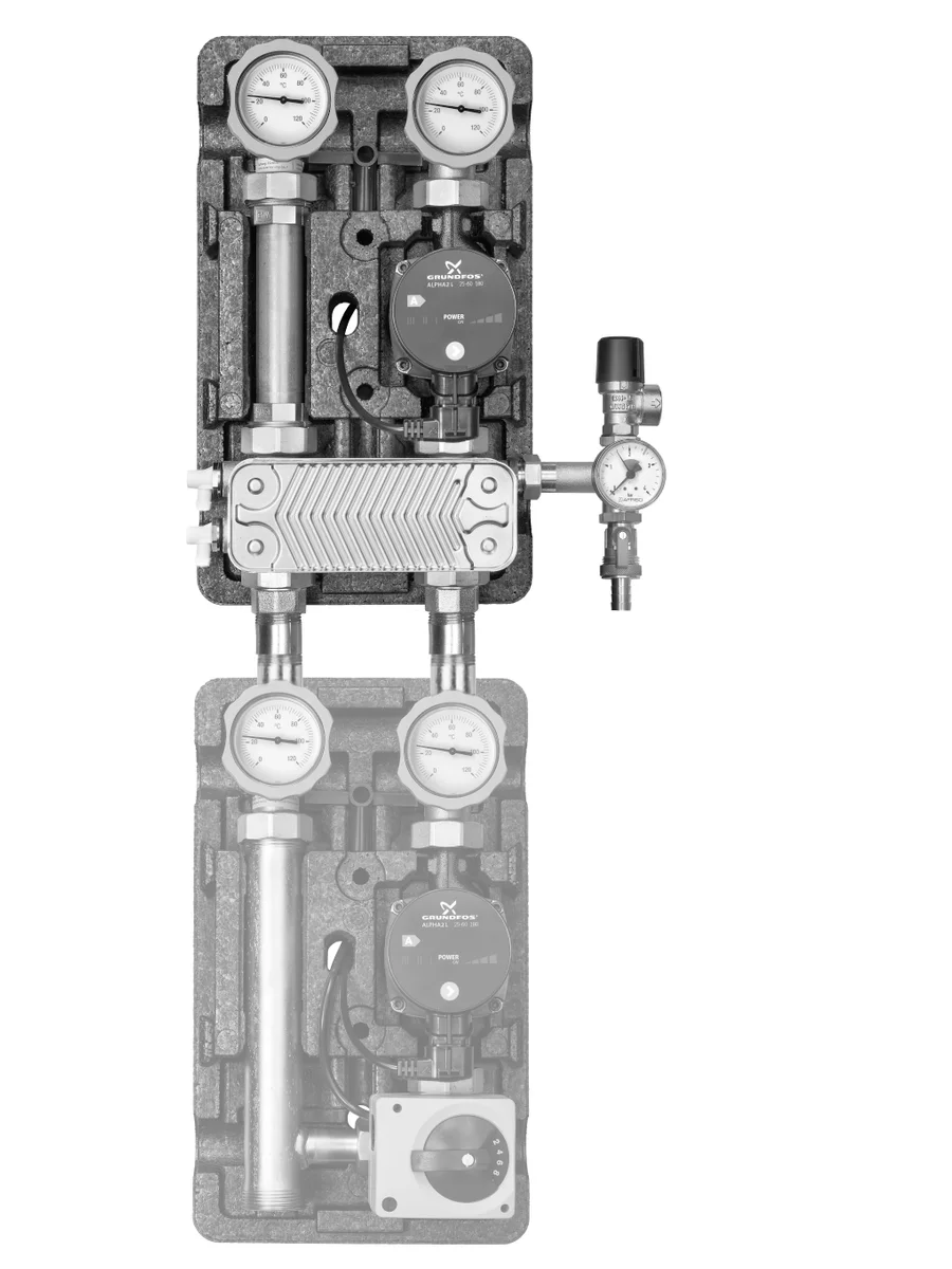 Meibes Pompgroep Meibes met ingebouwde circulatiepomp Alpha2 25-60 1" M45811.31