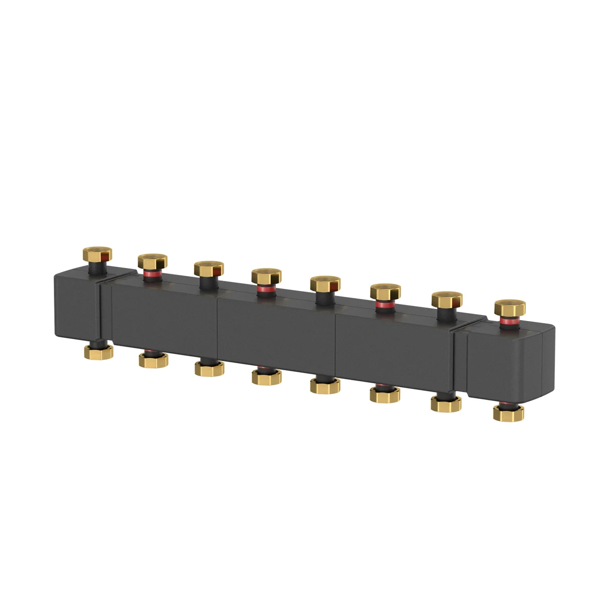 Meibes Watervedeler staal Meibes MeiFlow Top S MF  laag drukverschil, oranje M66301.942