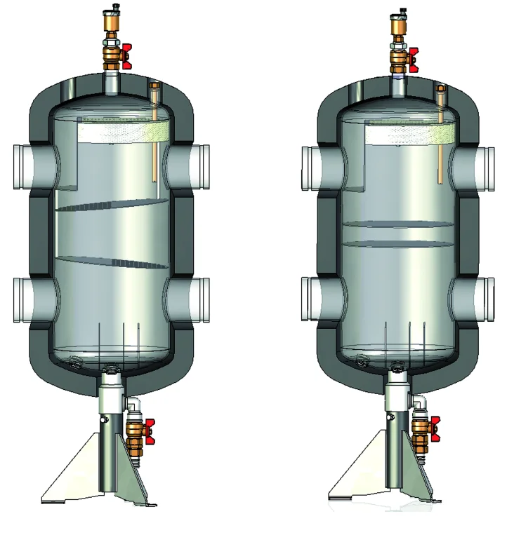 Meibes Evenwichtsfles MH200 2300kW M4747 kvs:100m3/h met hydraulische scheidingsfilter meibes 66374.200 M66374.201M