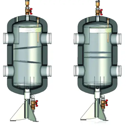 Meibes Evenwichtsfles MH 50 135kW M4747 kvs: 6m3/h met hydraulische scheidingsfilter meibes 66374.50 M66374.50M