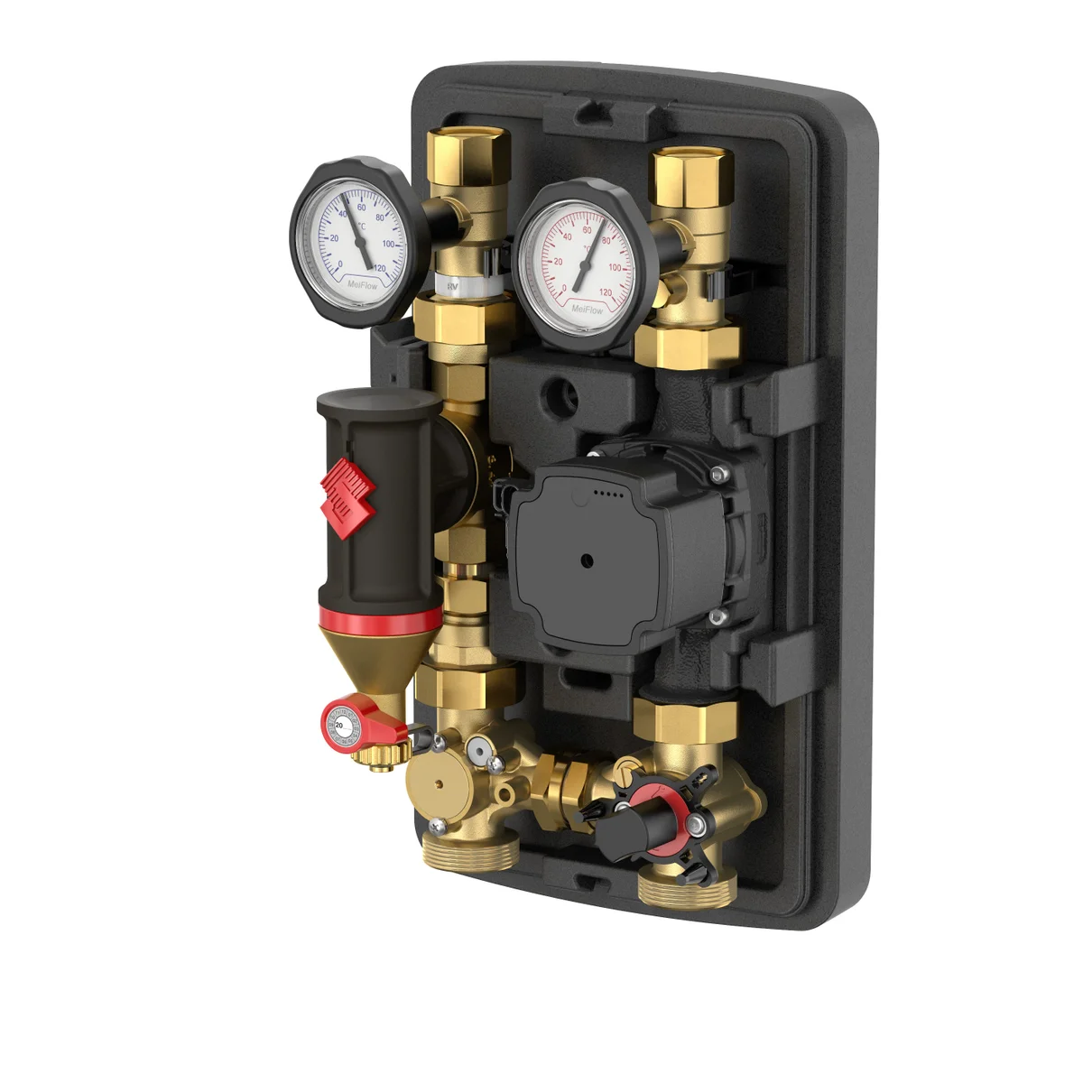 Meibes MeiFlow Top S MC-CS, DN32, Alpha 2.1 flamco M66932.30C