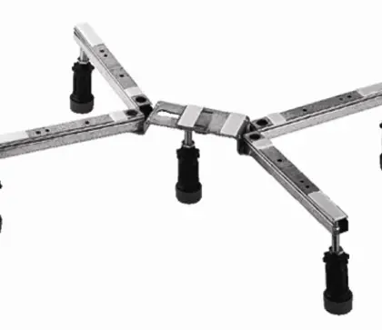 Mepa BW ECO douchepoten regelbaar 125-190 mm - 5-poot voor douchebak 150152
