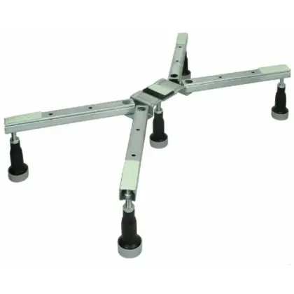 Mepa BW SF ECO douchepoten regelbaar 85-105 mm - 5-poot voor extra vlakke douchebak 150153