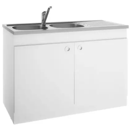 Néova S13N22120 Néova Décliq onderkast voor keuken 1200 x 586 x 822 mm - zelf te monteren - 2 deuren - wit