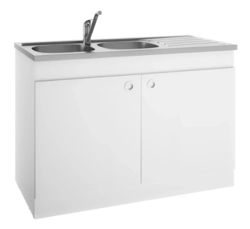 Néova S13N22120 Néova Décliq onderkast voor keuken 1200 x 586 x 822 mm - zelf te monteren - 2 deuren - wit