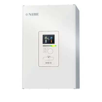 Nibe All-electric warmtepomp (lucht/water) split Nibe Prepaer - MHB 05 binnenunit met boiler 62L 3x400V 067942