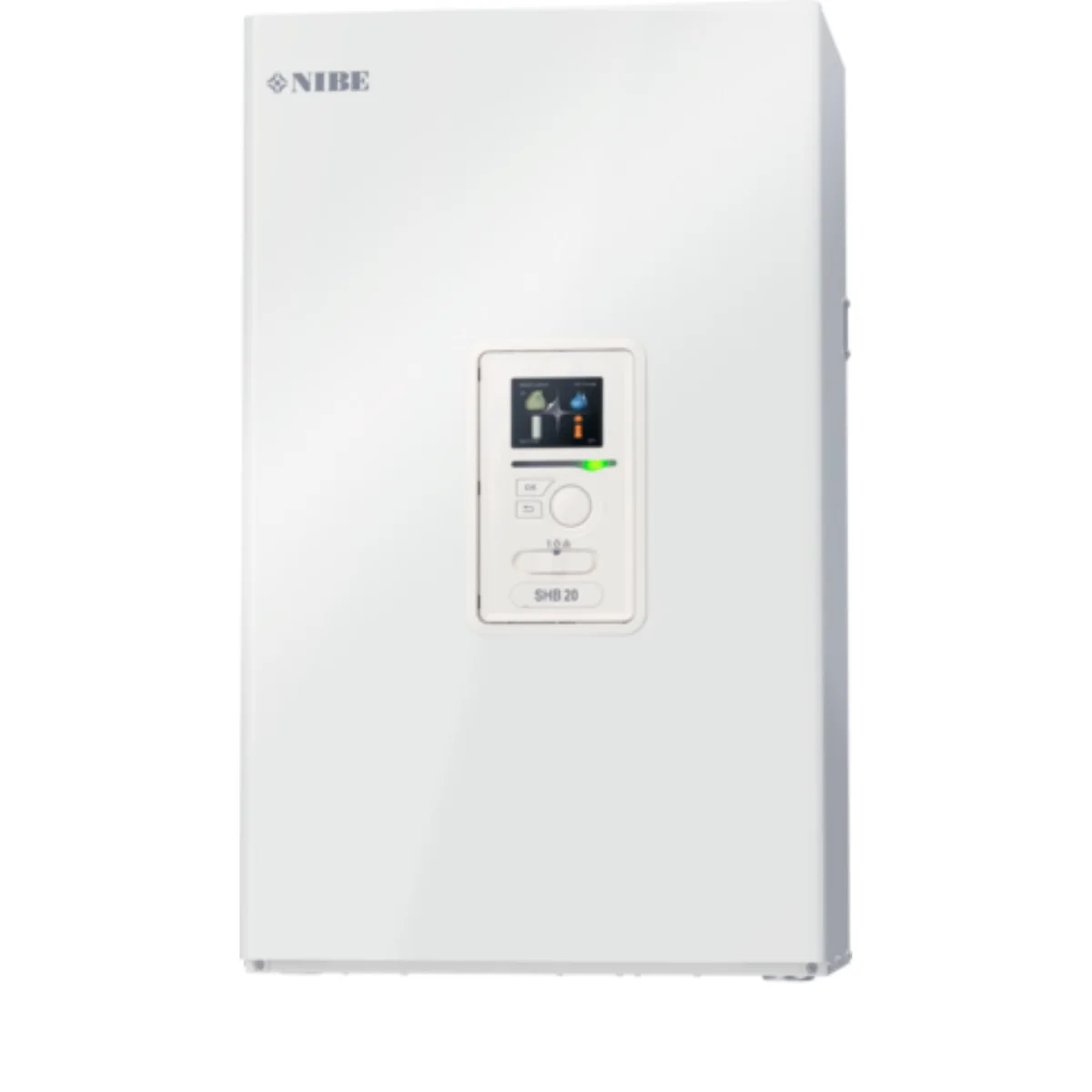Nibe All-electric warmtepomp (lucht/water) split Nibe SHB 20 binnenunit A met boiler 62L 3x400V 067945