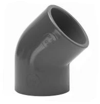 Nicoll 1RGY163000 Nicoll PVC Druk bocht 45° FF 63 x 63 mm