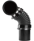 Nicoll 5894200 Nicoll PE uitrekbare flexibele WC aansluitbocht (lengte 340-420 mm) 90 - 110 mm