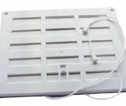 Nicoll 704 Nicoll Vent ventilatierooster afsluitbaar met koord 200 x 200 mm - wit