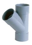 Nicoll BL14 Nicoll PVC lijm T-stuk 45° MFF 63 x 63 x 63 mm