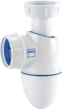 Nicoll BM24S Nicoll EasyPhon bekersifon 5/4 x 40 mm - wit