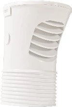 Nicoll CEP100 Nicoll PVC beluchter MF 100 - 110 mm - wit - met membraan - met demonteerbare kap