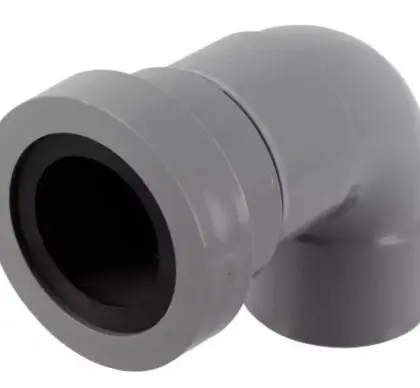 Nicoll CJ88J Nicoll PVC lijm bocht met dichting 87° FF 50 x 50 mm