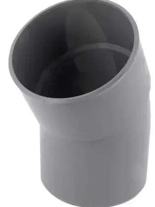 Nicoll PVC lijm bocht 30° MF 80 x 80 mm - grijs CR3