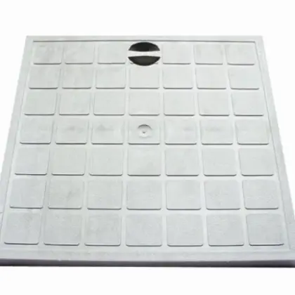 Nicoll RIO deksel voor toezichtput 400 x 400 mm - lichtgrijs E684004