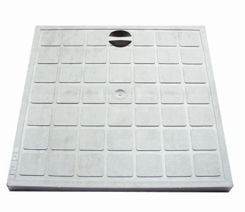 Nicoll E684004 Nicoll RIO deksel voor toezichtput 400 x 400 mm - lichtgrijs