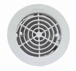 Nicoll GATM110 Nicoll Vent ventilatierooster 110 mm - wit - met muggengaas