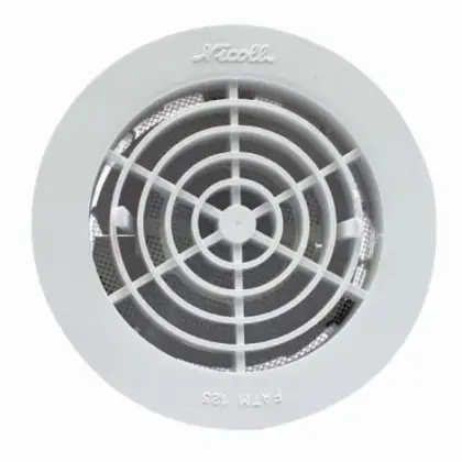 Nicoll GATM160 Nicoll Vent ventilatierooster 160 mm - wit - met muggengaas