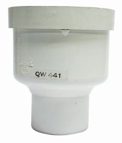 Nicoll QW110 Nicoll QW WC aansluitmof 107 x 110 mm - wit