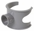 Nicoll PVC lijm zadel 80/75 x 40 mm - grijs SL874