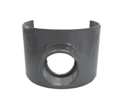 Nicoll PVC lijm zadel 90 x 40 mm - grijs SL94