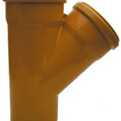 Nicoll T114 Nicoll PVC RIO T-stuk 45° MFF 110 x 110 x 110 mm - oranje