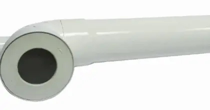 Nicoll WH WC aansluitbocht met aftakking 90 x 40 mm - wit WH4440FP