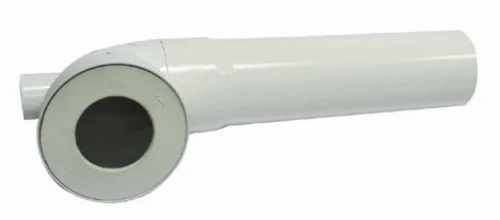 Nicoll WH4440FP Nicoll WH WC aansluitbocht met aftakking 90 x 40 mm - wit