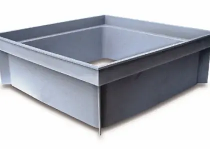 Nicoll RIO inkortbaar opzetstuk voor toezichtput 300 x 300 mm - lichtgrijs Y333204