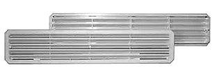 Nicoll Ventilatierooster Nicoll rechthoekig 15x330mm kunststof 65625