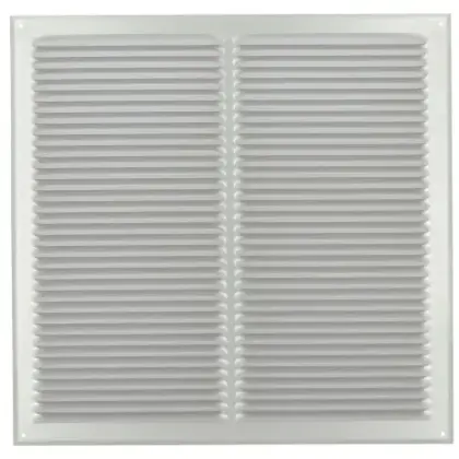 Nicoll Buitenluchtrooster Nicoll rechthoekig aluminium grijs 490x490mm LM4949G