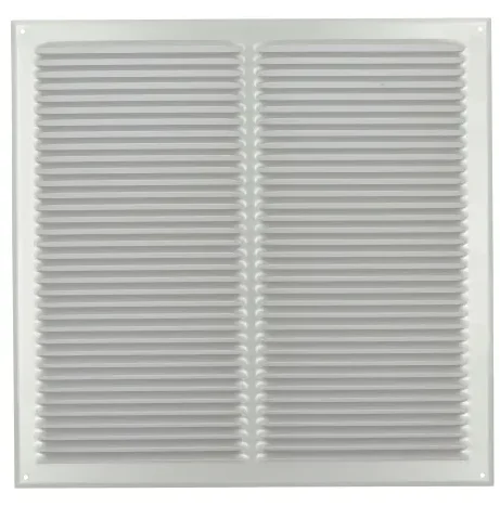 Nicoll Buitenluchtrooster Nicoll rechthoekig aluminium grijs 490x490mm LM4949G