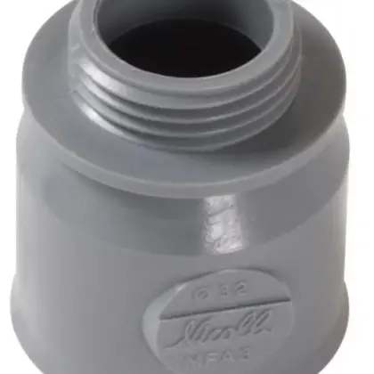 Nicoll PVC lijmovergangsstuk 40mm x 6/4" M grijs afvoer/sanitair Nicoll MFA4