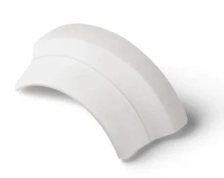 NoShow BCVE100500 NoShow Air hoekafsluiter voor ventilatieventiel 125 mm - wit