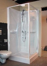 Novellini MEDG90T-1D Novellini Media douchecabine 900 x 900 x 2012 mm - wit - acryl veiligheidsglas met thermostaat
