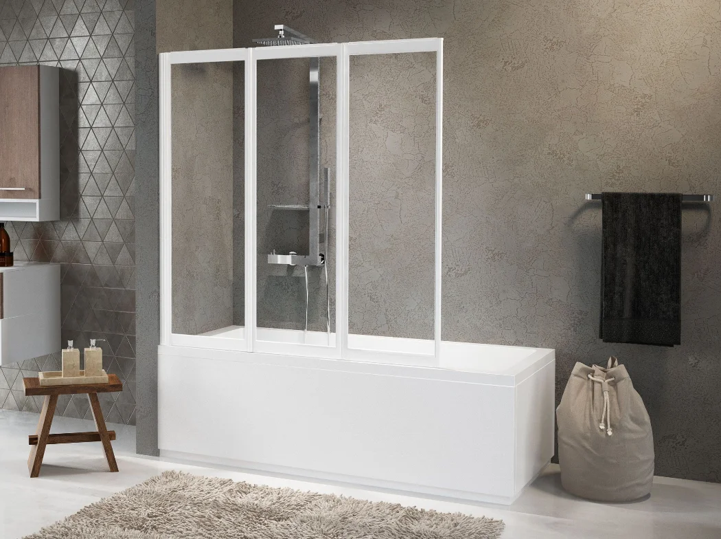 Novellini Badwand Novellini Aurora L:750mm H:1500mm enkele wand draaibaar links/rechts 9 AURORA93V-16A