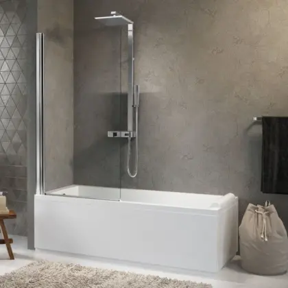 Novellini Badwand Novellini Aurora L:700mm H:1500mm enkele wand draaibaar links/rechts 1 AURORAN170-1A