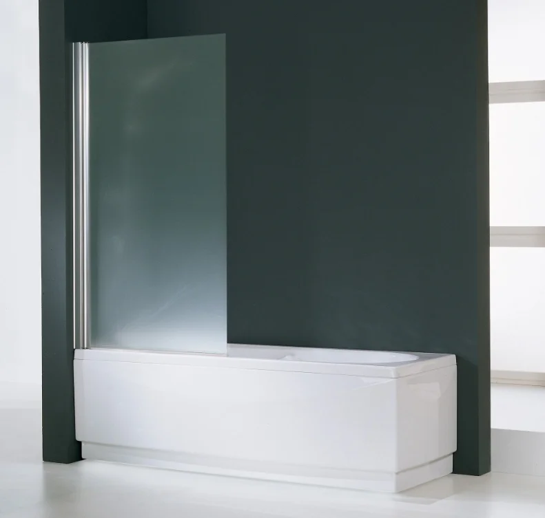Novellini Badwand Novellini Aurora L:750mm vouwwand tweedelig 1 AURORAN175-4B
