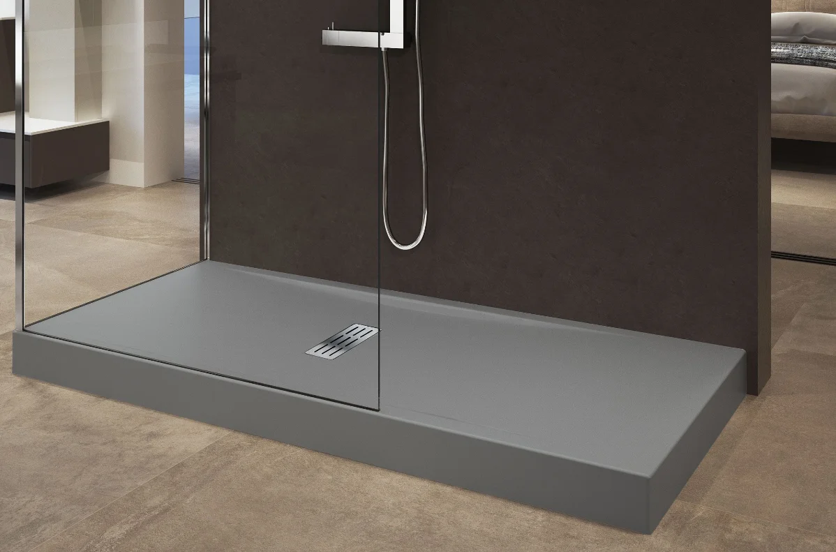 Novellini Douchebak Novellini Custom 1400x800mm grijs kunststof CU1408011-29