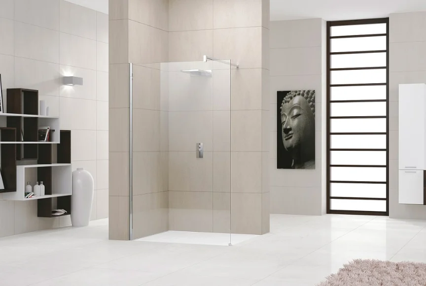 Novellini NOVELLINI GIADAH140-1A GIADA H 140 INLOOPDOUCHE HELDER GLAS WIT GIADAH140-1A