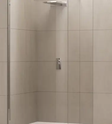 Novellini Douchedeur Novellini Giada draaideur met vast paneel H:1950mm veiligheidsglas HA GIADAHA37-1K