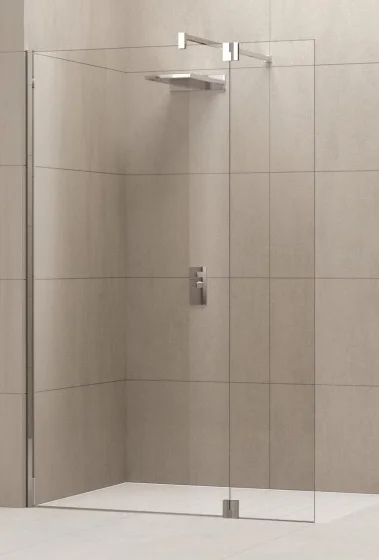 Novellini Douchedeur Novellini Giada draaideur met vast paneel H:1950mm veiligheidsglas HA GIADAHA37-1K