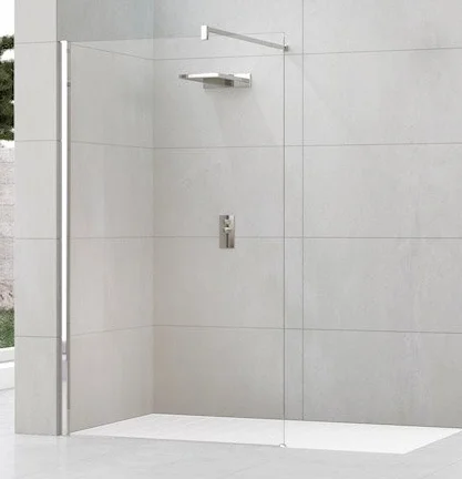 Novellini Inloopdouche Novellini Kuadra 2000x1600mm veiligheidsglas geen (onbehandeld) chroom H KUADH160-1K
