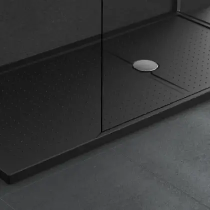 Novellini Douchebak Novellini Olympic Plus 1600x900mm zwart kunststof OL160904-28