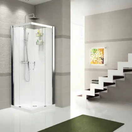 Novellini Douchecabine Novellini Verdi rechthoekig 1200x800mm chroom 2P 120x80 VER2P120ST-1KA