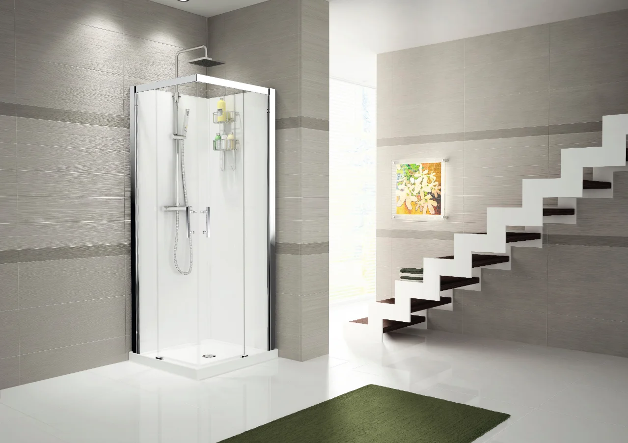Novellini Douchecabine Novellini Verdi rechthoekig 1200x800mm wit 2P 120x90 VER2P299DT-1KA