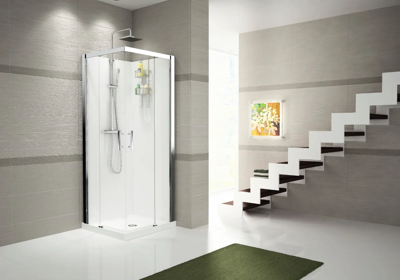 Novellini Douchecabine Novellini Verdi rechthoekig 900x900mm chroom A 90 VERA90T-1KG