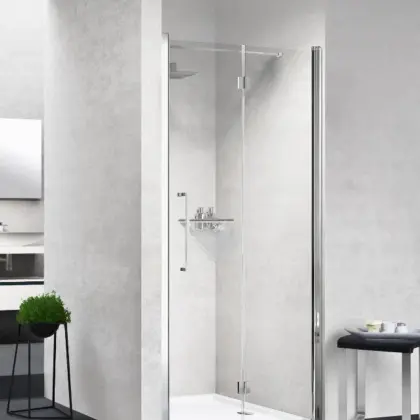 Novellini Douchedeur Novellini Young 2.0 draaideur tweedelig B:770-810mm H:2000mm veiligheidsglas 1BS Y21BS77D-1B