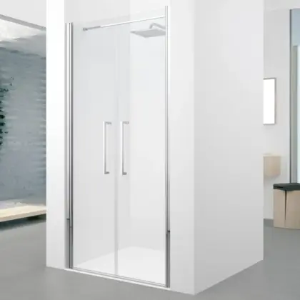 Novellini Douchedeur Novellini Young 2.0 draaideur tweedelig B:830-870mm veiligheidsglas 2B Y22B83-1B